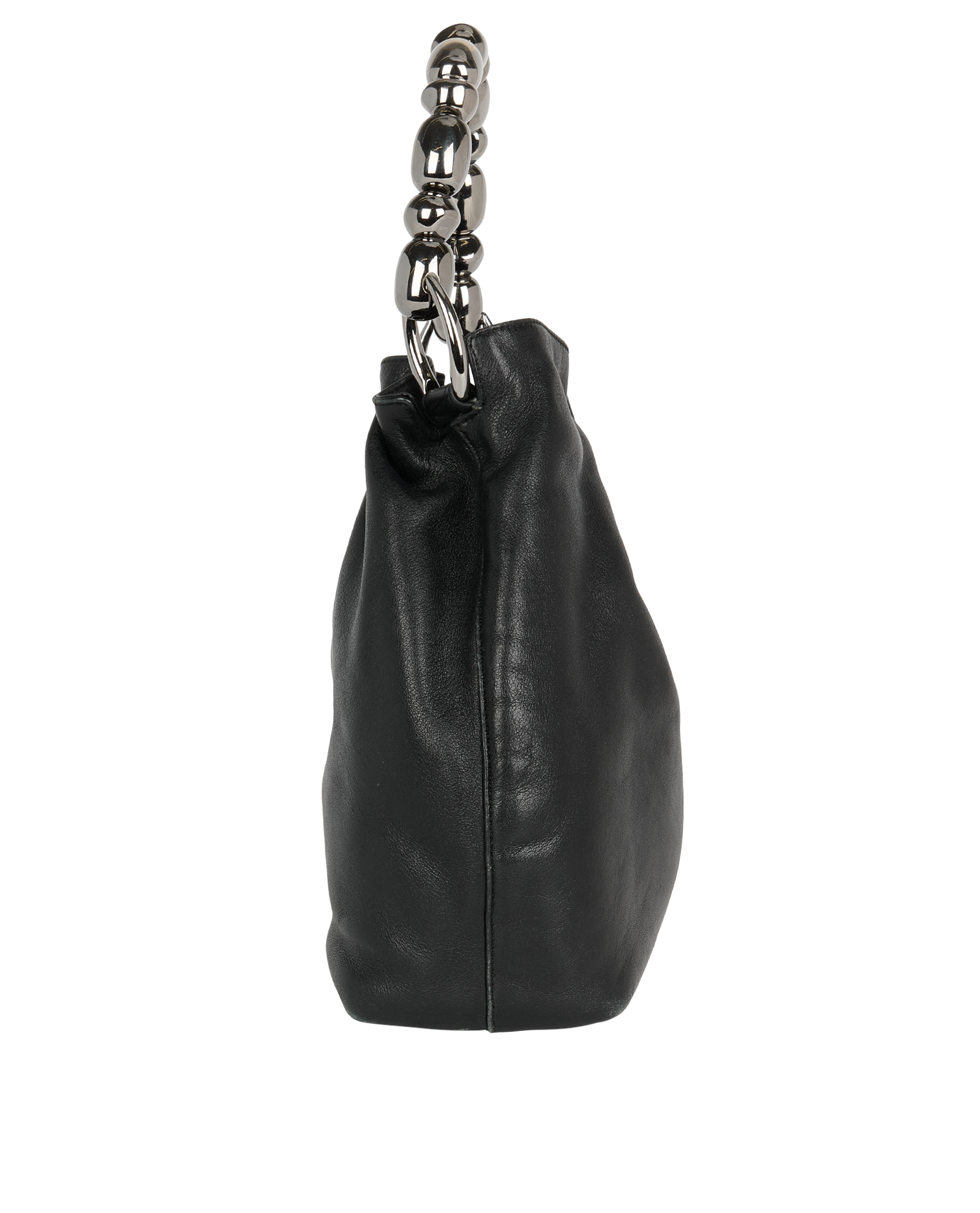 Maris Perla Handheld, &pound;320, Handbags, Black, Leather, Side view